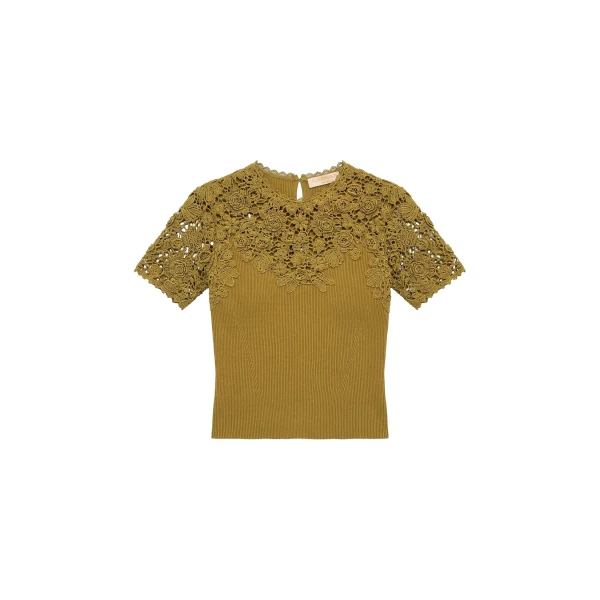 ulla johnson clelia crochet top