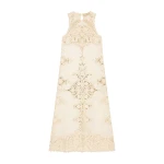 ulla johnson coralite linen dress