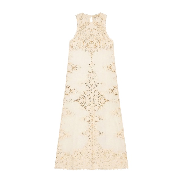 ulla johnson coralite linen dress