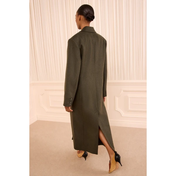 ulla johnson corin wool coat with bows