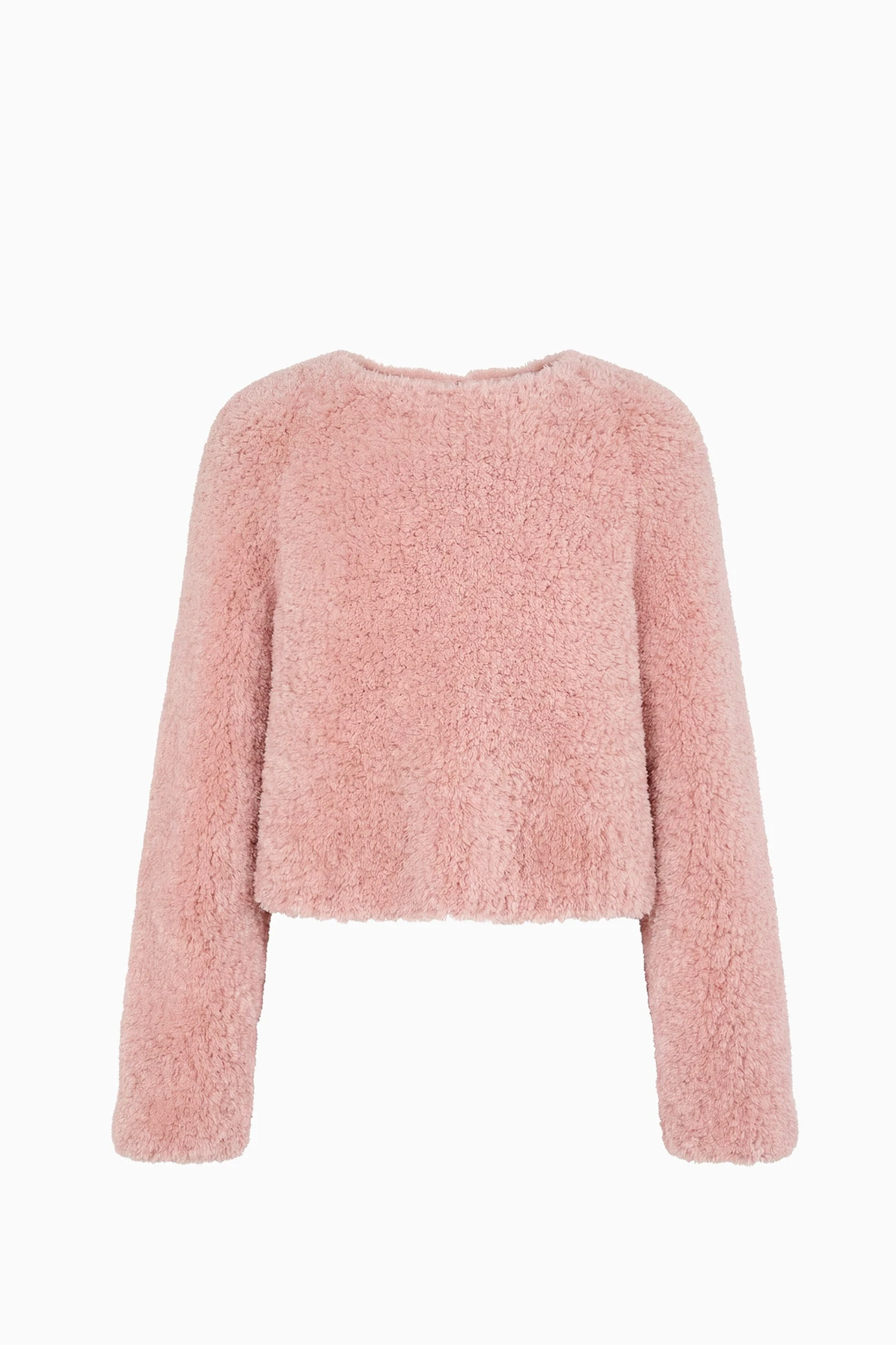 Cosette Cashmere Fur Pullover in Powder