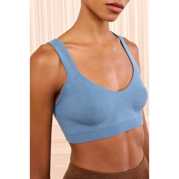 delia knit bra heron
