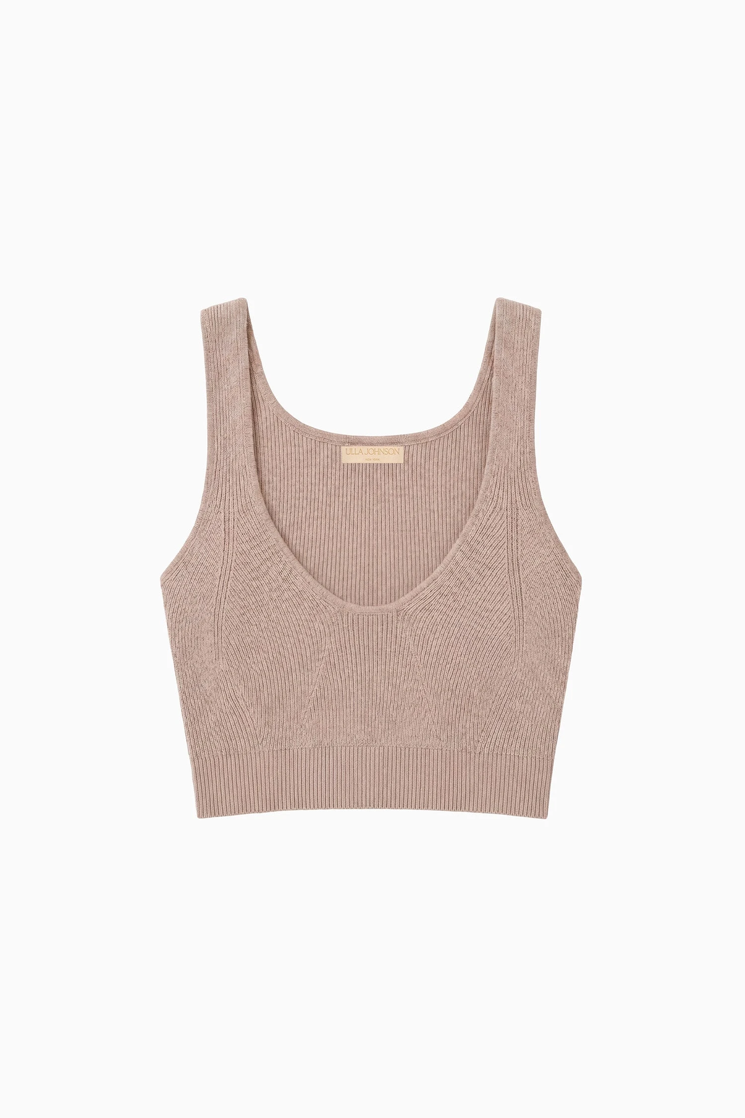 Delia Knit Bra in Pebble