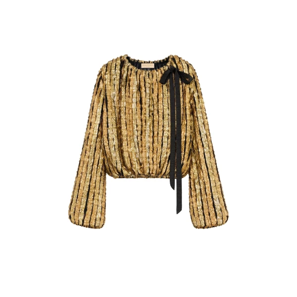 ulla johnson eden lurex jacket