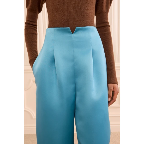 edlyn satin pant heron