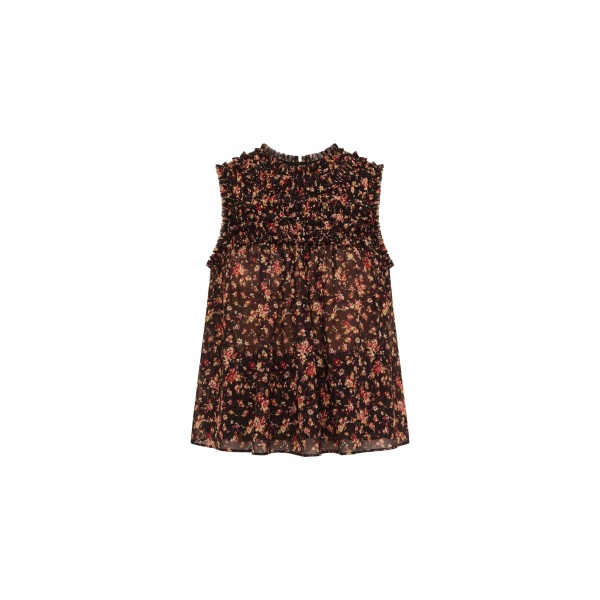 ulla johnson effie sleeveless silk top