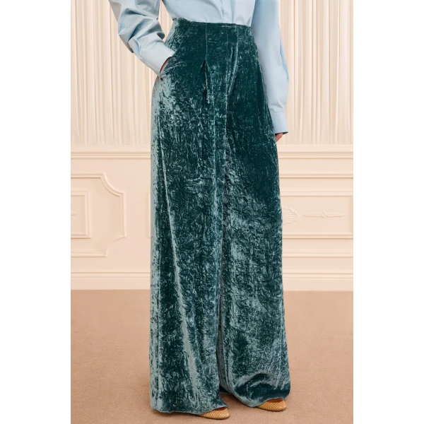 elan velvet pant jadeite