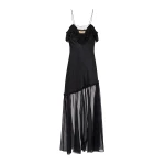 ulla johnson elaria cami silk gown with lace up