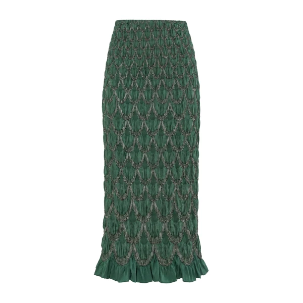 ulla johnson eleanora silk skirt
