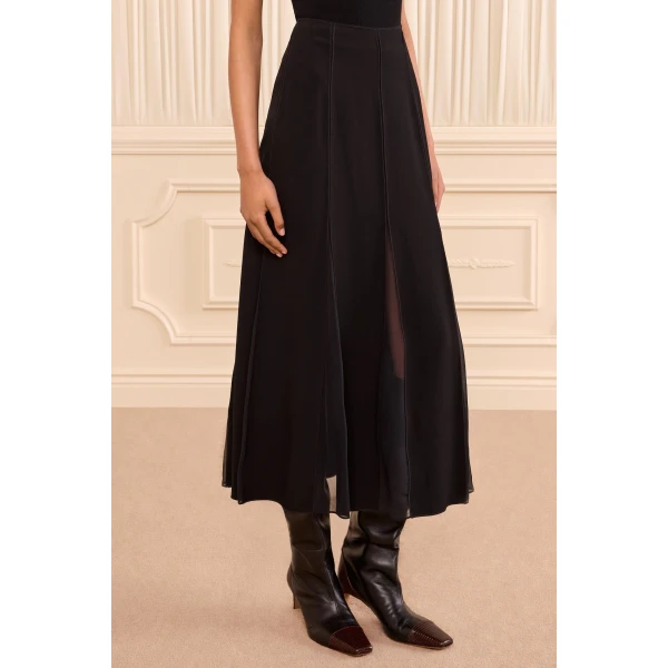 elia midi skirt noir