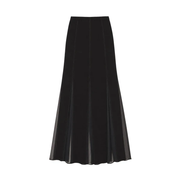 Elia Midi Skirt in Noir