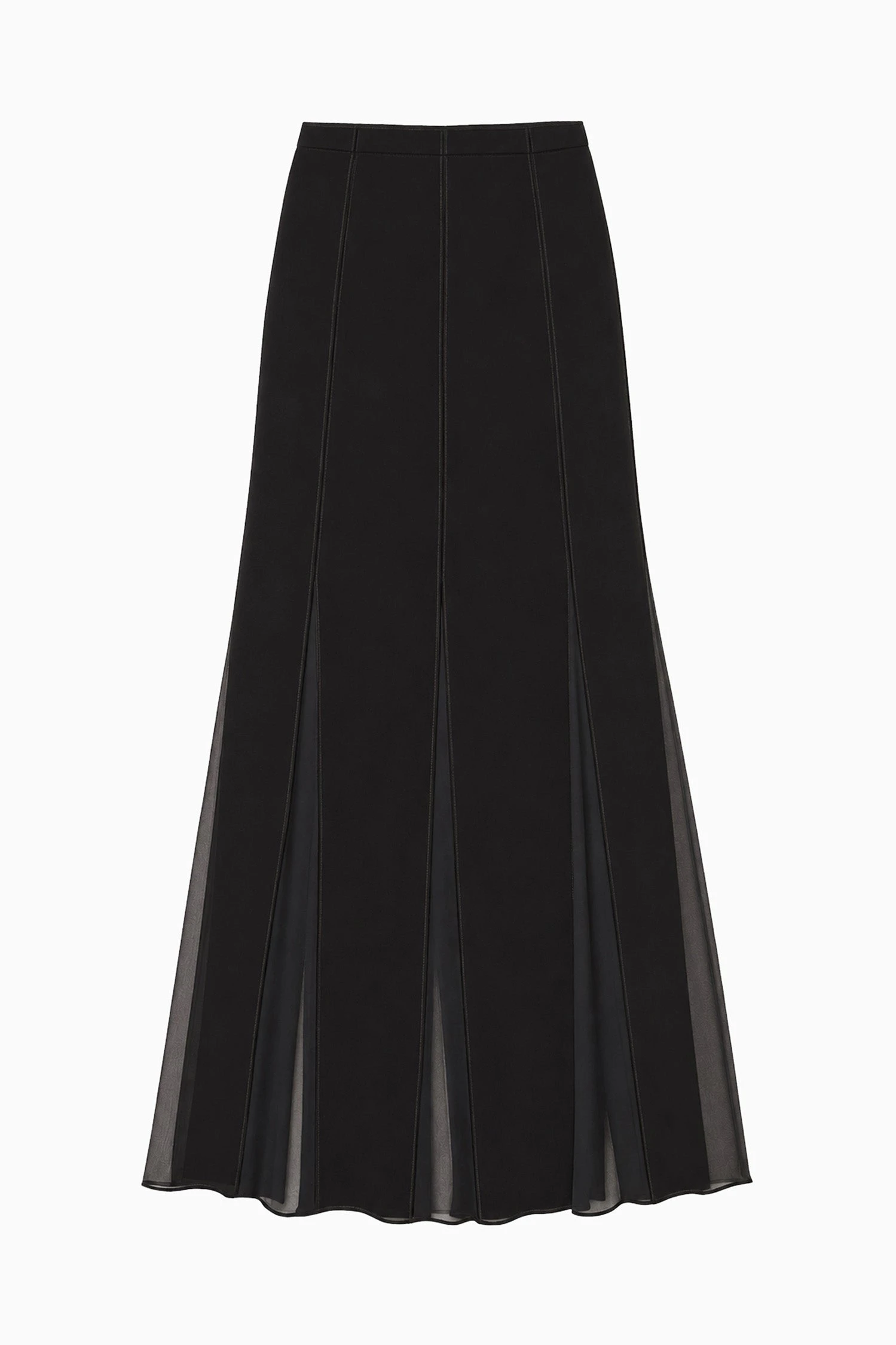 Elia Midi Skirt in Noir