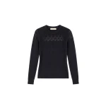 ulla johnson emelie long sleeve cashmere top