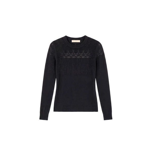 ulla johnson emelie long sleeve cashmere top