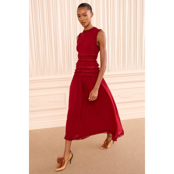 designer midi dresses