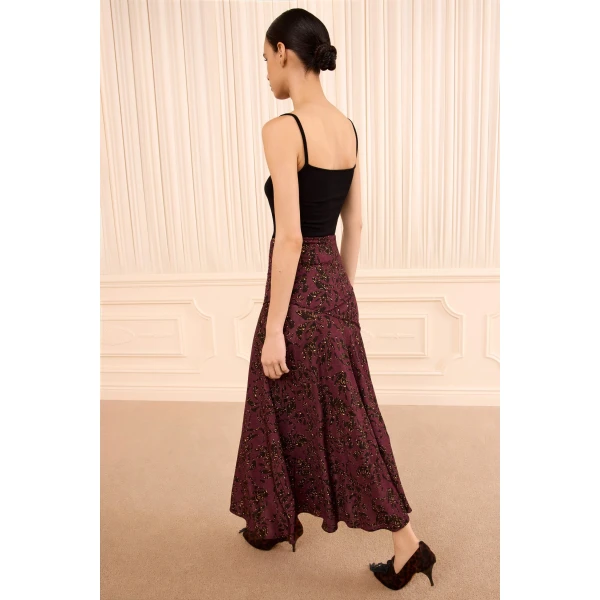 ulla johnson claret floral