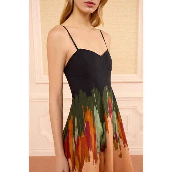 fiora cami cotton dress agate
