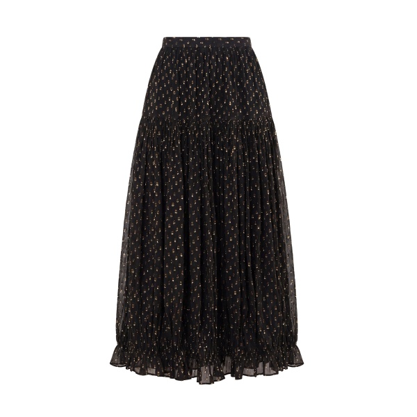 ulla johnson floret silk skirt
