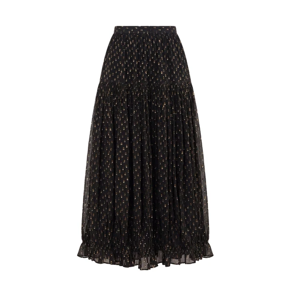 ulla johnson floret silk skirt