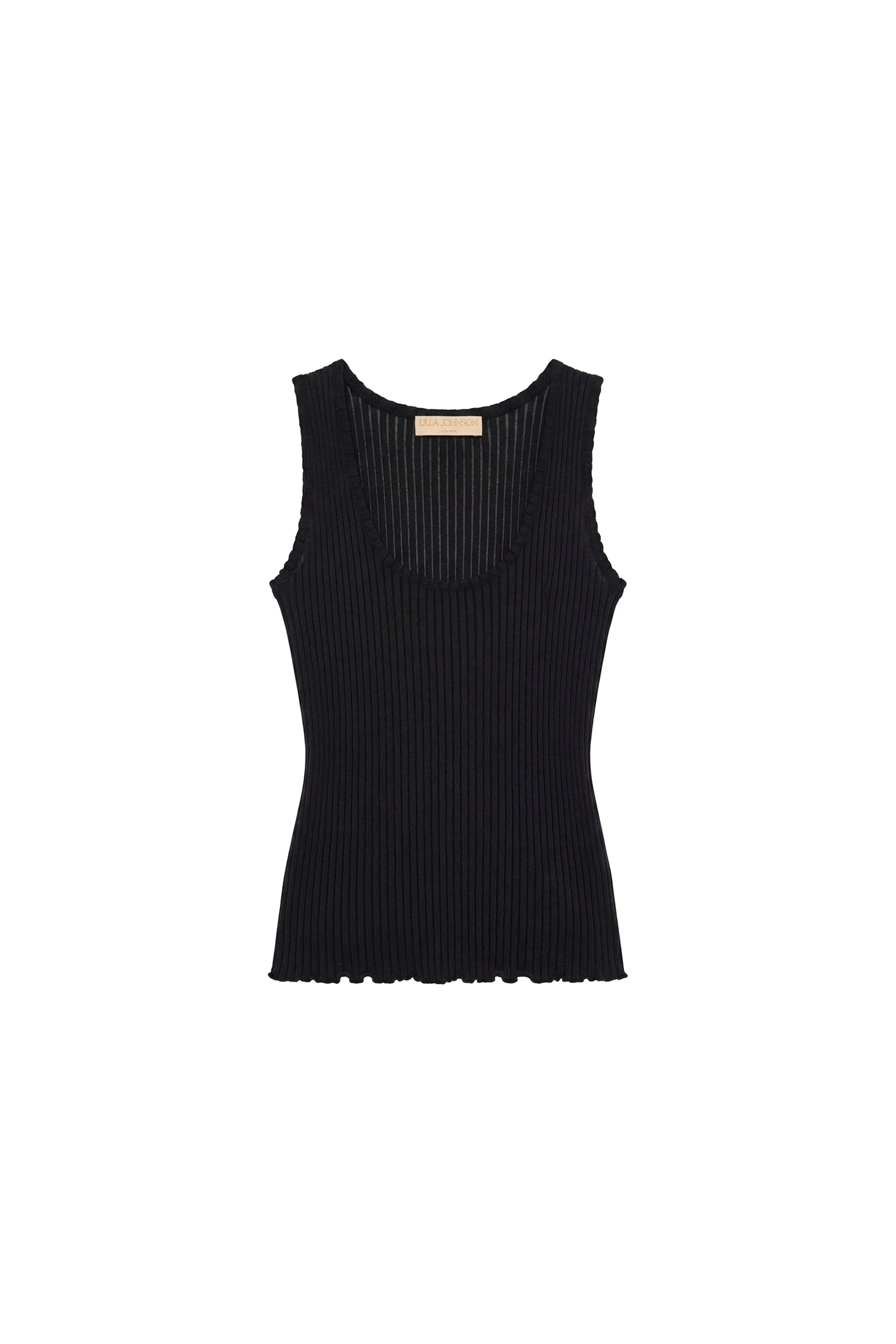 Ulla Johnson Gia Top in Noir ulla johnson gia top