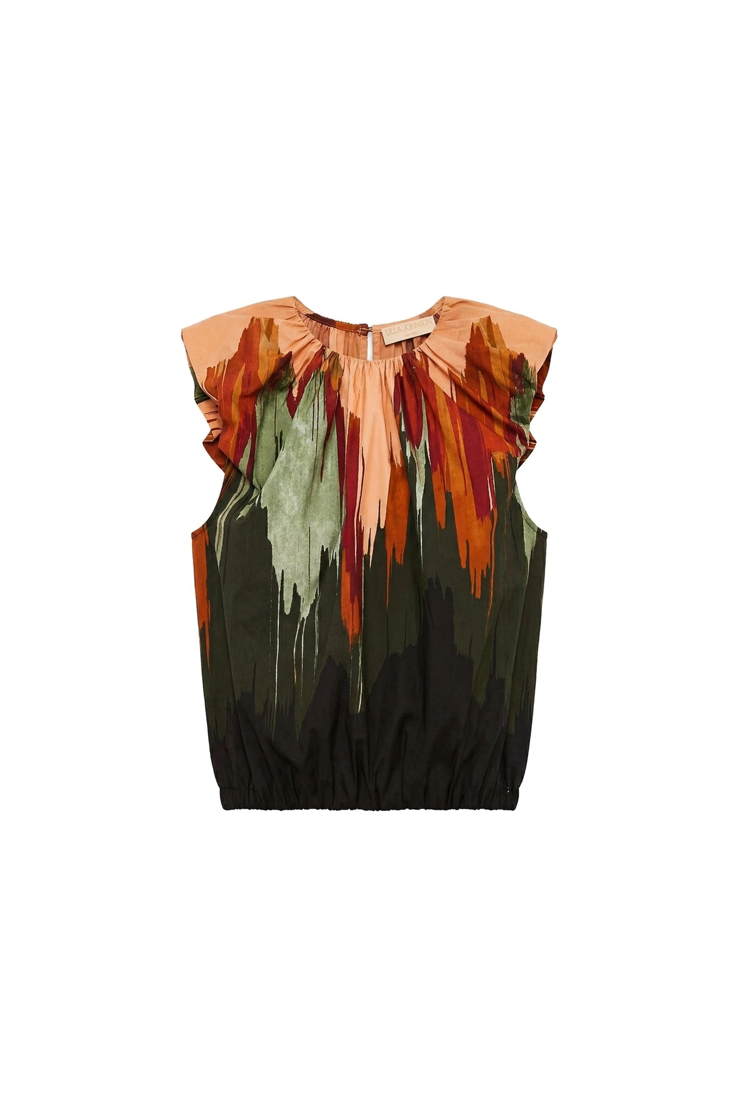 Ulla Johnson Gracie Cotton Top in Agate ulla johnson gracie cotton top