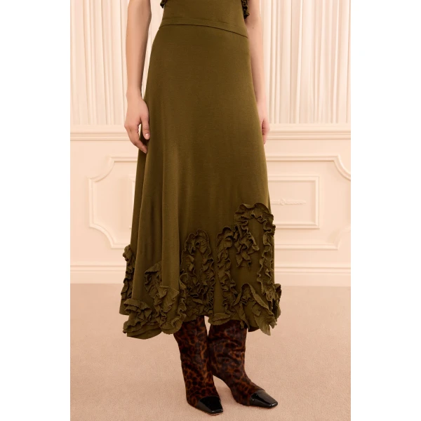heloise jersey skirt loden