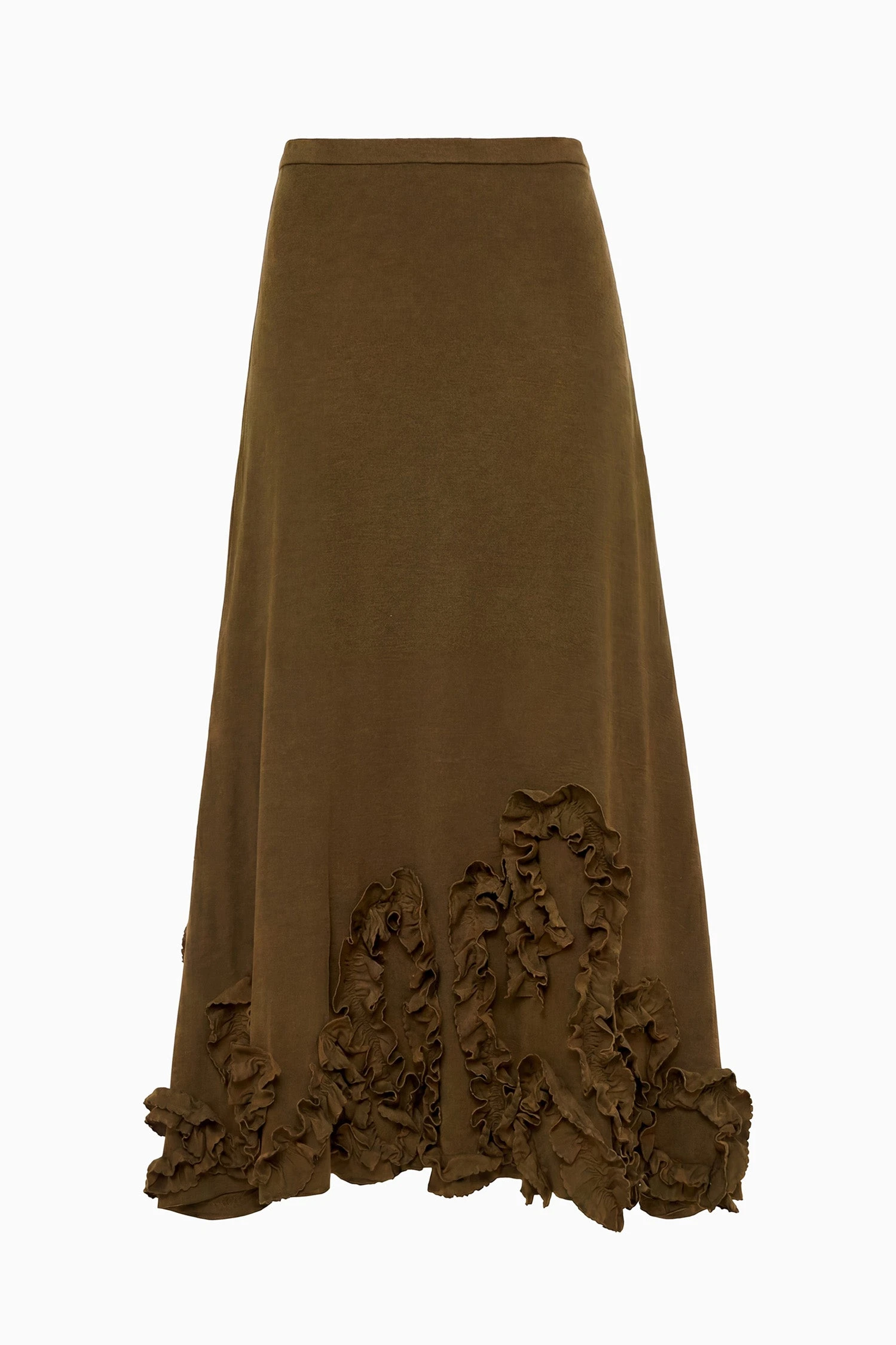 Heloise Jersey Skirt in Loden