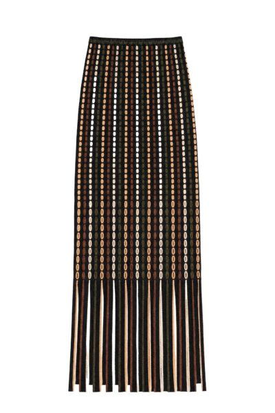 Ineze Knit Skirt in Noctis