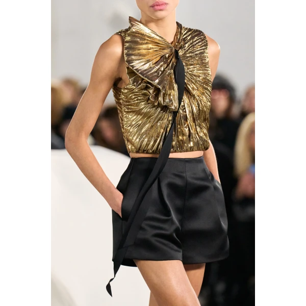 ulla johnson isa satin shorts