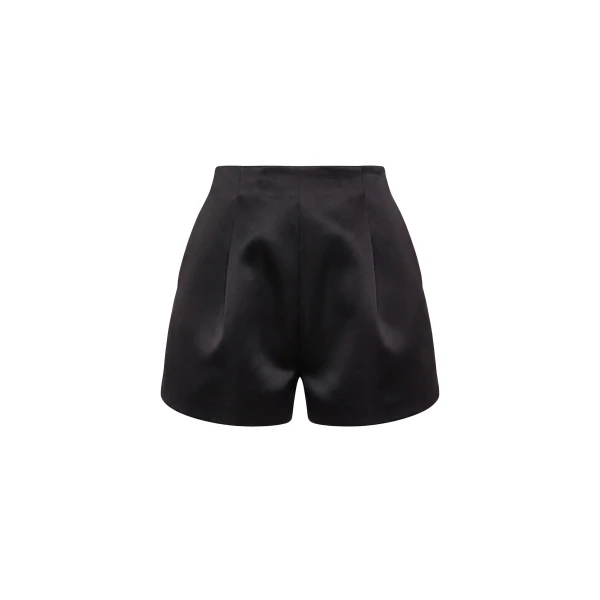 ulla johnson isa satin shorts