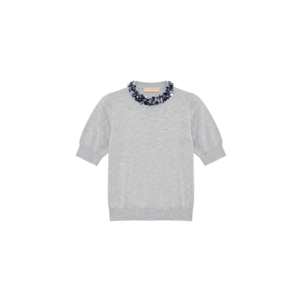ulla johnson jude embellished top