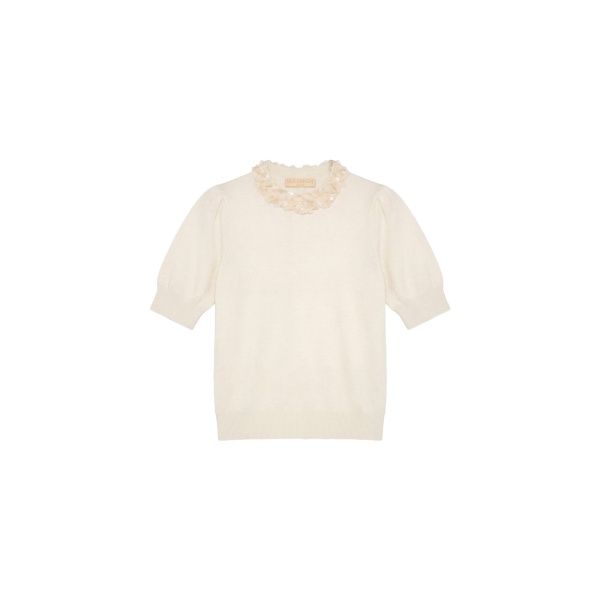 ulla johnson jude embellished top