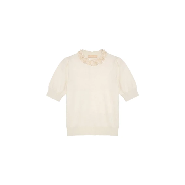 ulla johnson jude embellished top