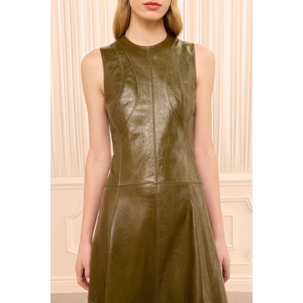 juliette leather dress lichen