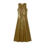 ulla johnson juliette leather dress
