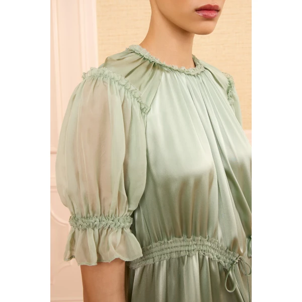 juliette mini dress celadon