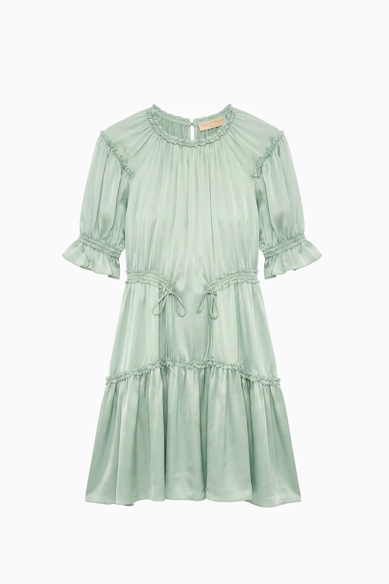 Juliette Mini Dress in Celadon