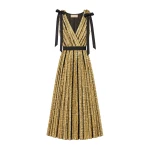 ulla johnson karina lurex bow dress