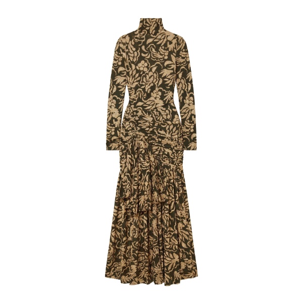 ulla johnson katy draped jersey dress
