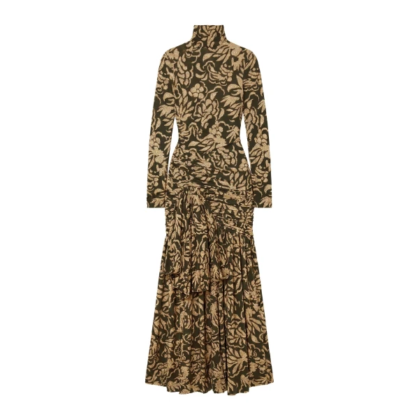 ulla johnson katy draped jersey dress