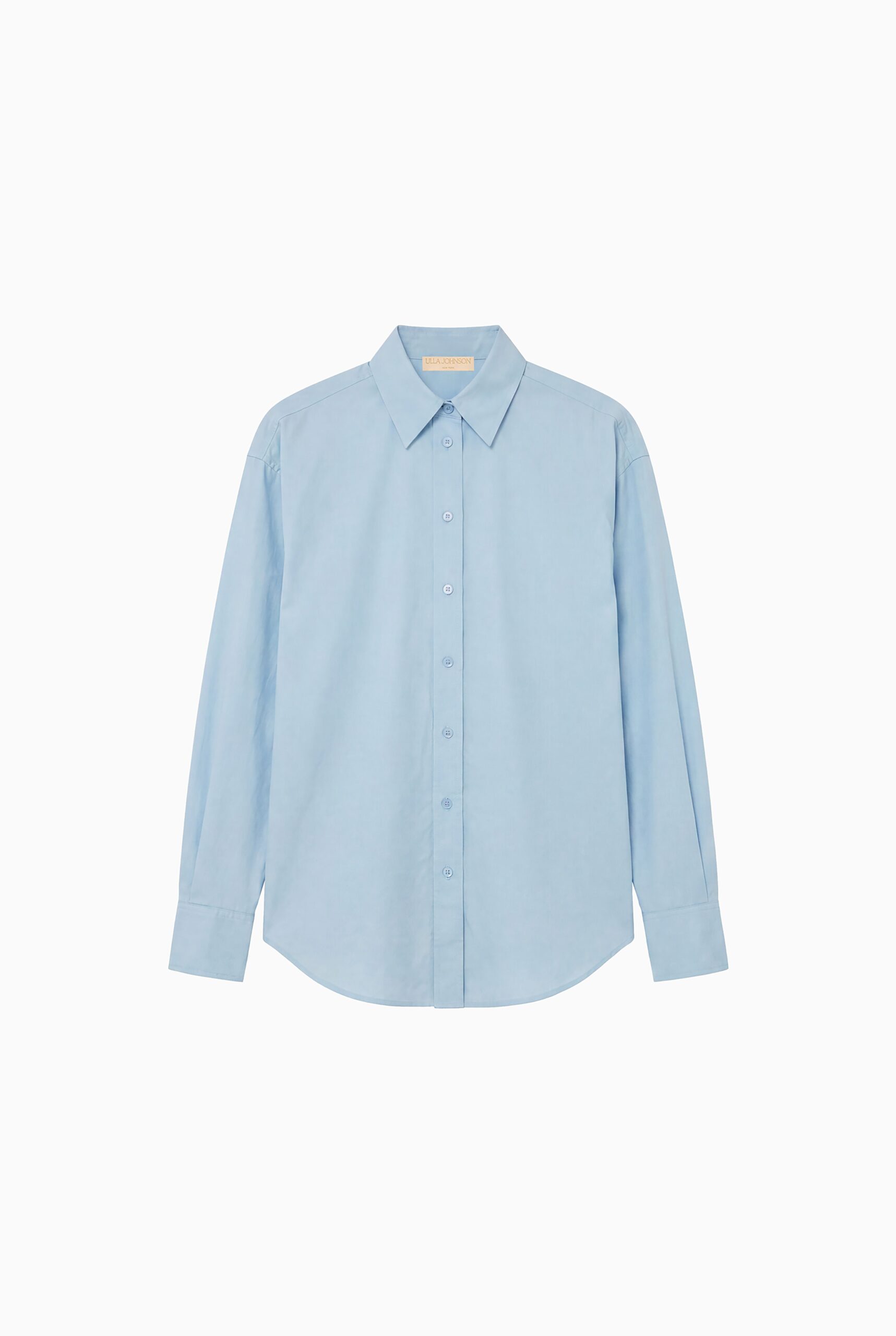 Laia Long Sleeve Cotton Blouse in Heron