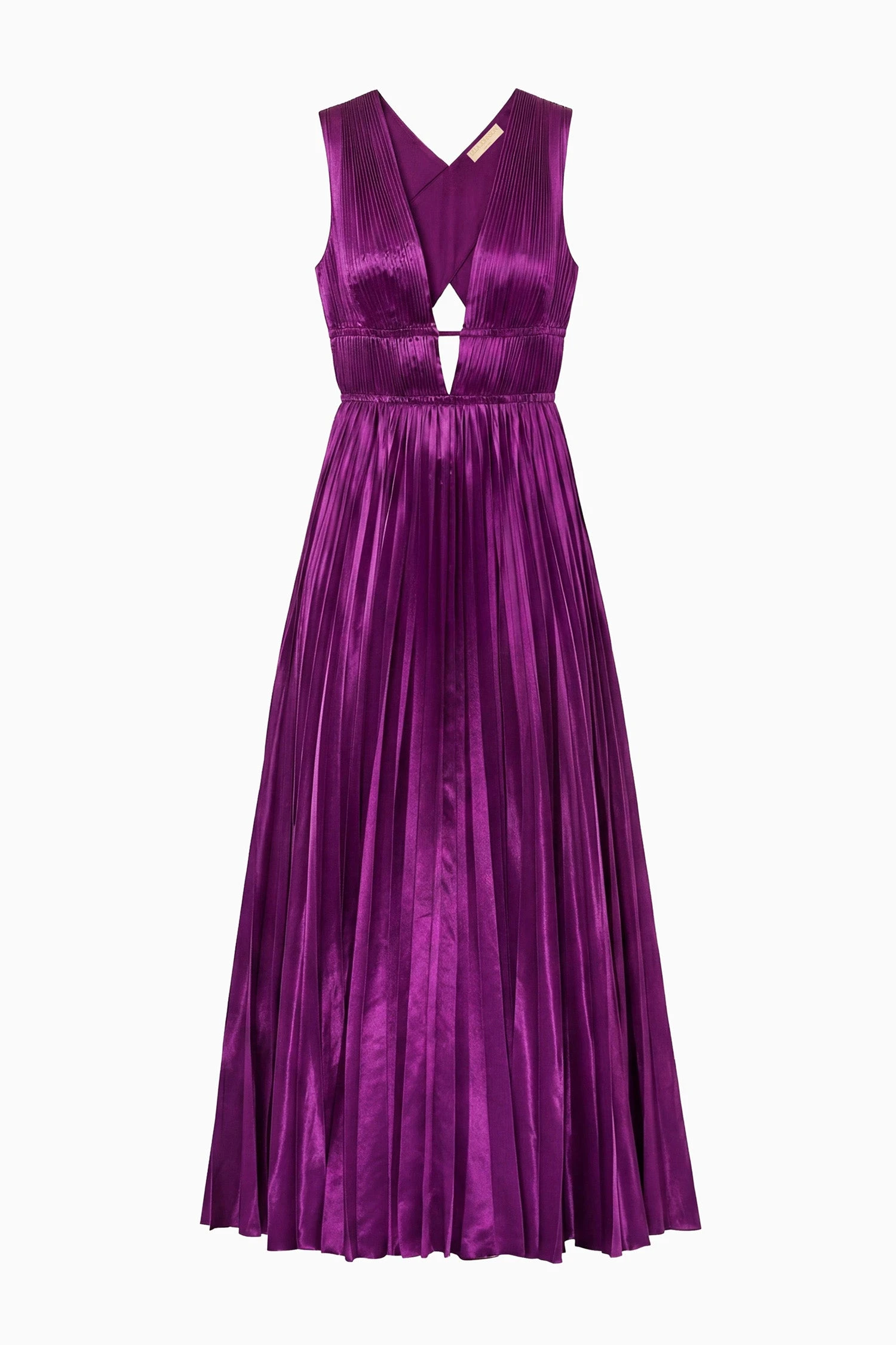 Lena Satin Gown in Amaranth