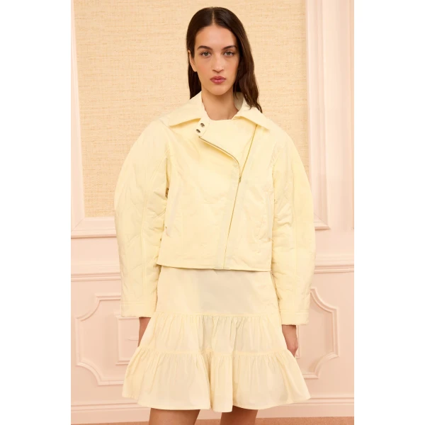 leonie quilted jacket butter