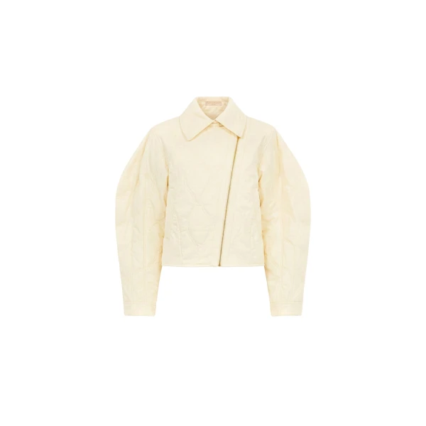 Leonie Quilted Jacket in Butter