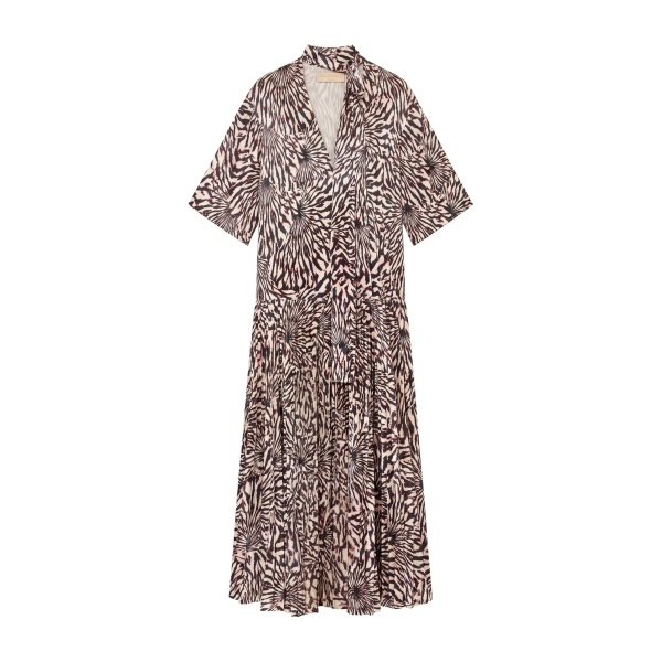ulla johnson linya satin dress with removable tie