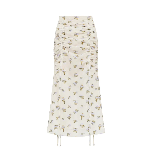 ulla johnson liora organza midi skirt