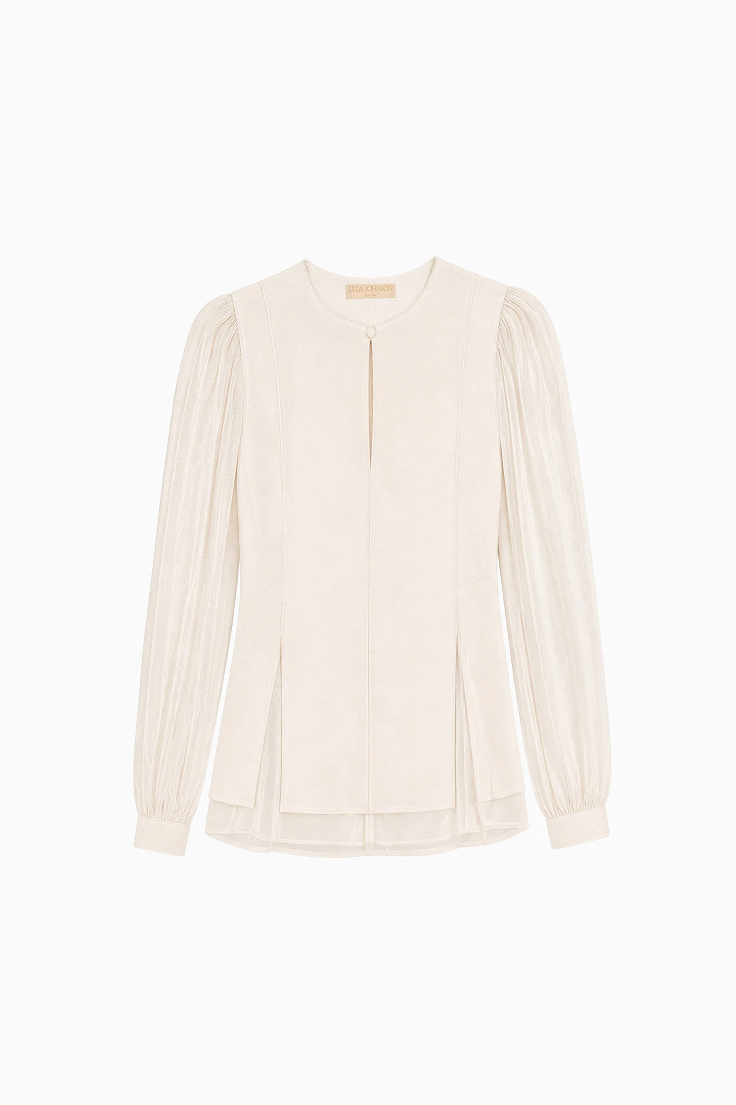 Lucette Long Sleeve Blouse in Pearled Ivory
