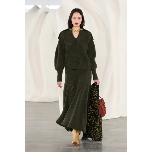 ulla johnson lucia wool knit skirt