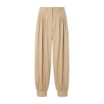 ulla johnson luella pleated wool pant