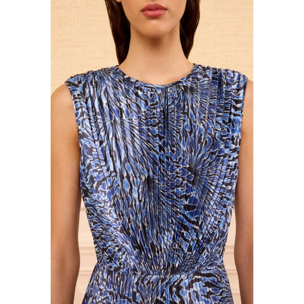 malin satin dress lapis